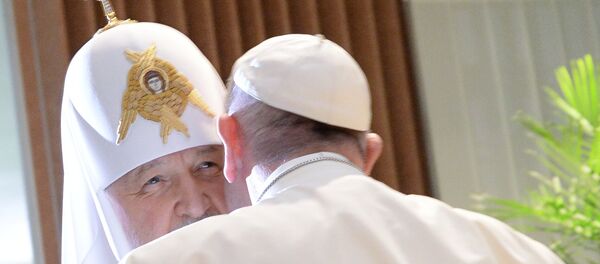 Встреча патриарха Московского и всея Руси Кирилла с папой Римским Франциском. Întâlnirea Patriarhului Rusiei cu Papa Francisk - Sputnik Moldova