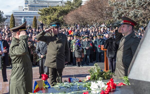 Мероприятия на мемориале Сыновьям Родины – вечная память - Sputnik Молдова