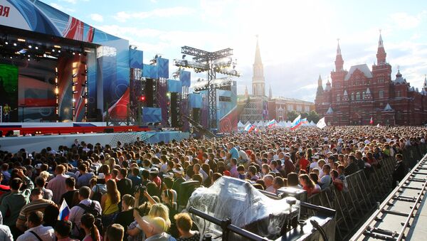 Праздничный концерт на Красной площади в Москве - Sputnik Молдова