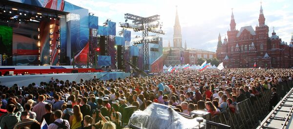 Праздничный концерт на Красной площади в Москве - Sputnik Молдова