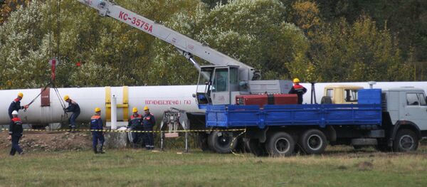 Высокогорная газокомпрессорная станция Воловец в Закарпатской области. Construcţia unui gazoduct. - Sputnik Moldova