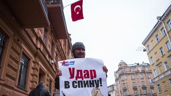 Акции протеста в России против действий ВВС Турции - Sputnik Молдова