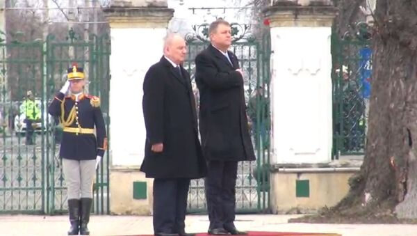 Nicolae Timofti, vizită oficială în România. Întâlnirea cu Klaus Iohannis. - Sputnik Moldova