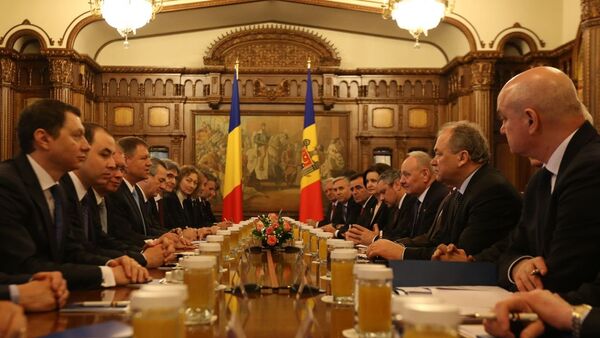 Delegaţia Republicii Moldova în vizită la Bucureşti, România - Sputnik Moldova