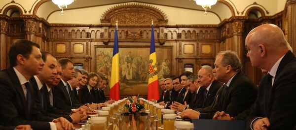 Delegaţia Republicii Moldova în vizită la Bucureşti, România - Sputnik Moldova