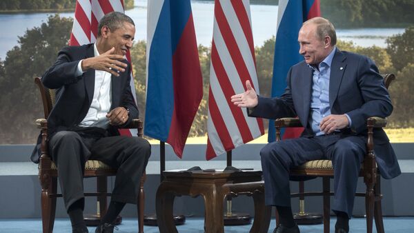 В.Путин встретился с Б.Обамой - Sputnik Молдова