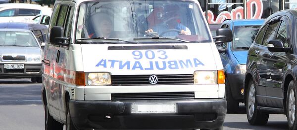 Скорая помощь блюр, без номеров - Sputnik Moldova