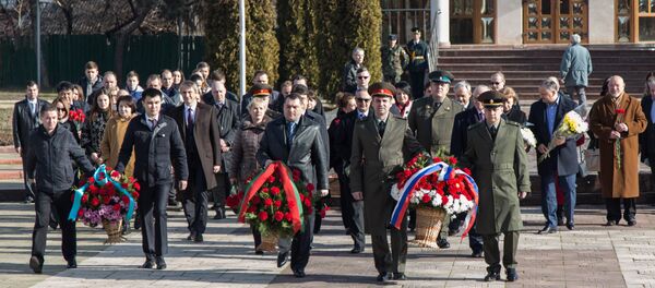 Мемориальный Комплекс Вечность 23.02.2016 - Sputnik Молдова