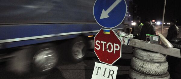 TIR blocat la frontieră - Sputnik Moldova