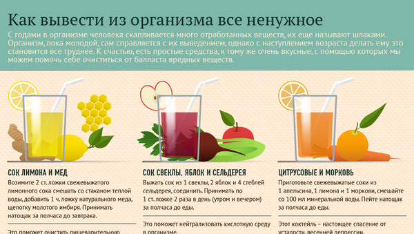 Очищение организма, инфографика - Sputnik Молдова