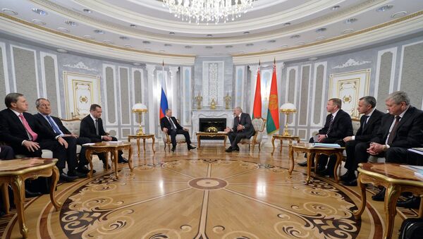 Заседание Высшего Государственного Совета Союзного государства России и Белоруссии - Sputnik Молдова