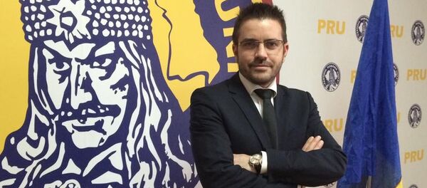 Președintele Partidului România Unită , Bogdan Diaconu - Sputnik Moldova