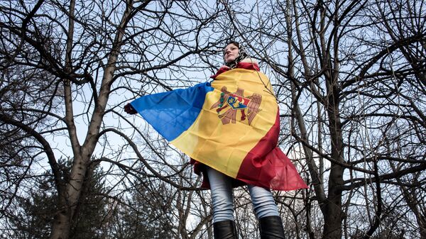 Акция протеста в Молдавии - Sputnik Moldova-România
