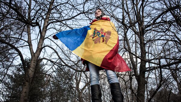 Акция протеста в Молдавии - Sputnik Moldova-România