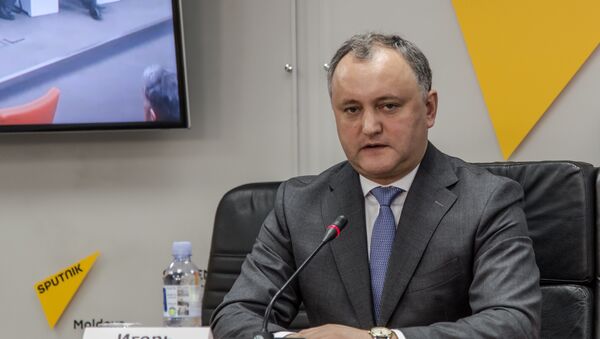 Председатель Партии социалистов Республики Молдова Игорь Додон - Sputnik Молдова