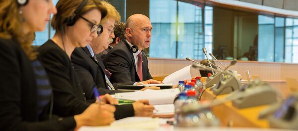 Pavel Filip la Bruxelles, 15.03.2016 - Sputnik Moldova