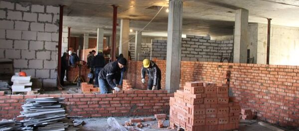 Строительство корпуса химиотерапии Республиканской клинической больницы в Тирасполе, реализуемое АНО Евразийская интеграция - Sputnik Молдова