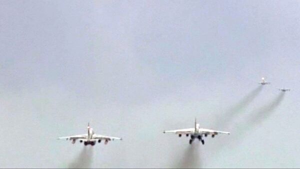 Спутник_Путь домой: российские штурмовики Су-25 покинули Сирию - Sputnik Молдова
