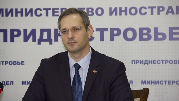 Игнатьев Виталий, и. о. министра иностранных дел Приднестровья - Sputnik Moldova