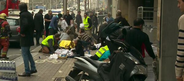 Explosion an U-Bahn-Station Maelbeek Explosion an U-Bahn-Station Maelbeek - Sputnik Молдова