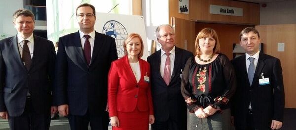 Депутаты парламента Молдовы в Брюсселе - Sputnik Молдова