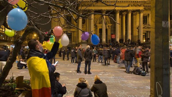 Как в Брюсселе пережили день теракта 22 марта 2016 г. - Sputnik Молдова