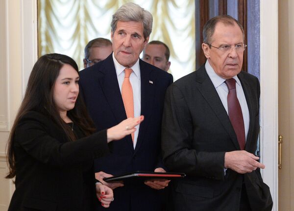Встреча главы МИД РФ С.Лаврова с государственным секретарем США Дж.Керри - Sputnik Молдова