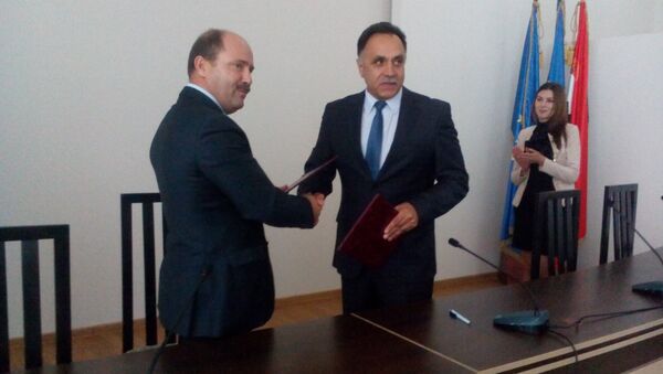 Valeriu Lazăr, preşedintele CCI, vizită la Căuşeni - Sputnik Moldova