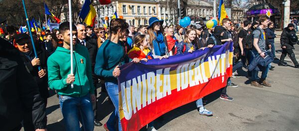 Марш унионистов 27 марта Марш унионистов 27 марта - Sputnik Moldova