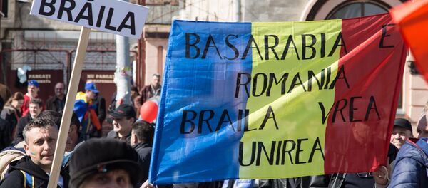 Марш унионистов 27 марта - Sputnik Moldova