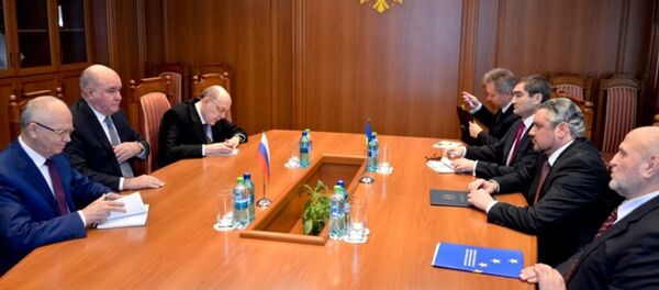 Встреча Андрея Галбура и Григория Карасина - Sputnik Молдова