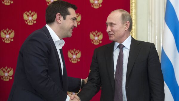 Президент РФ В.Путин встретился с премьер-министром Греции А. Ципрасом - Sputnik Молдова