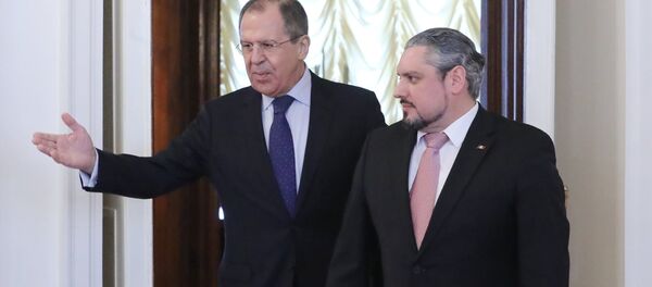 Встреча глав МИД РФ и Молдавии С.Лаврова с А.Галбуром - Sputnik Молдова