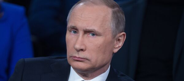 Президент РФ В.Путин участвует в работе III Медиафорума ОНФ Правда и справедливость - Sputnik Молдова