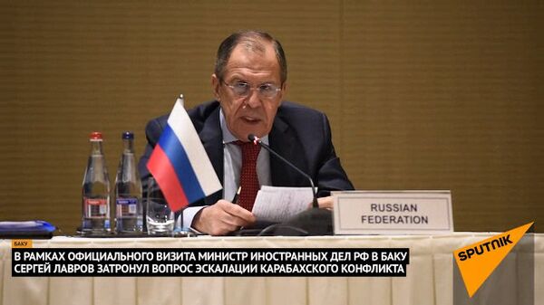 Лавров: Россия поможет укрепить мир между Азербайджаном и Арменией - Sputnik Молдова