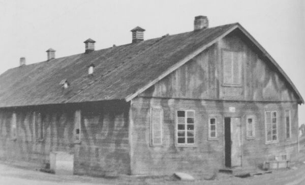 Уцелевший барк в сожженном лагере Саласпилс. Осень 1944 года. - Sputnik Молдова