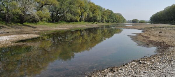 Обмеление Днестра, апрель 2016 г - Sputnik Moldova