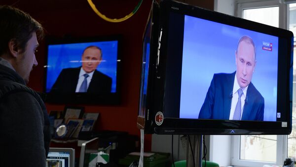 Трансляция Прямой линии с Владимиром Путиным - Sputnik Молдова