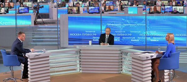 Прямая линия с президентом РФ В. Путиным - Sputnik Молдова