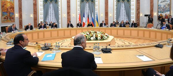 Переговоры лидеров России, Германии, Франции и Украины в Минске - Sputnik Молдова