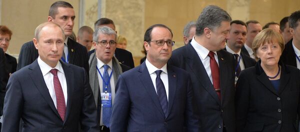Переговоры лидеров России, Германии, Франции и Украины в Минске - Sputnik Moldova