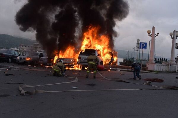 Взрыв машины. Взрыв машины. - Sputnik Молдова