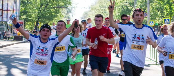 Международный Кишиневский Марафон Международный Кишиневский Марафон - Sputnik Молдова