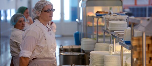 Столовая отдельной мотострелковой бригады - Sputnik Молдова