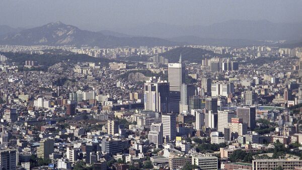Вид на город Сеул с горы Намсан - Sputnik Молдова