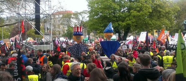 Protest Hanovra Protest Hanovra - Sputnik Moldova