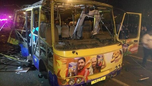 Взрыв автобуса - Sputnik Moldova
