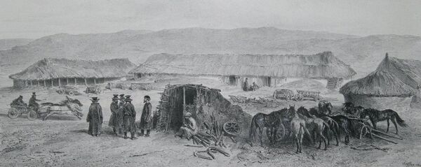 Смена почтовых лошадей в Бессарабии - Sputnik Молдова