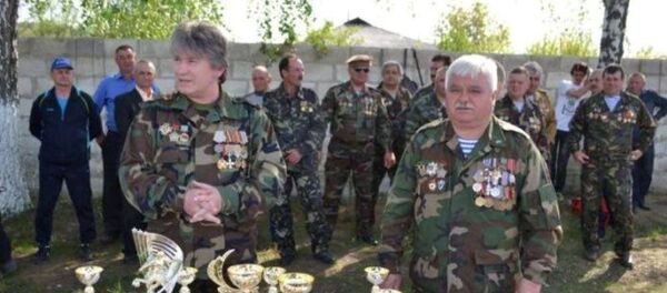 Ветераны-афганцы на награждении по итогам турнира по мини-футболу - Sputnik Молдова