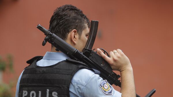 Турецкий полицейский в Стамбуле - Sputnik Молдова